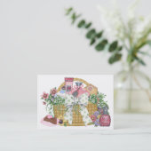 De geschenkmand - SRF Visitekaartje (Staand voorkant)