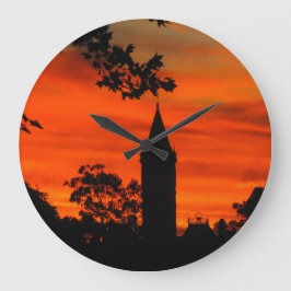 De geschiedenis van de wandklok Zonsondergang staa Grote Klok