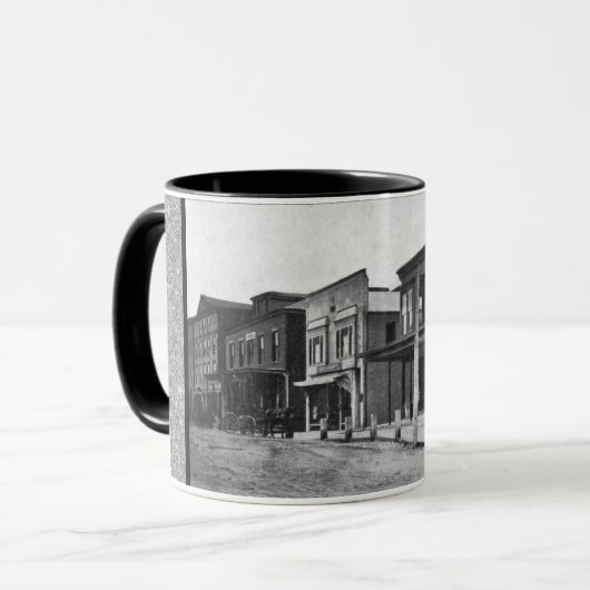 De geschiedenis van Massachusetts Pepperell Glam Mok (Voorkant links)