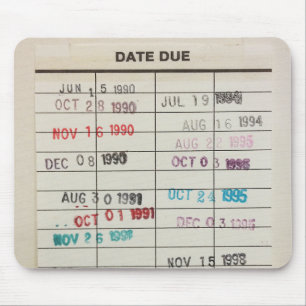 De geschikt om gedrukt te worden Kaarten Mousepad Muismat