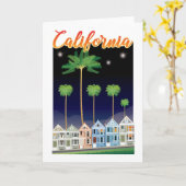 De geschilde dames 's nachts | San Francisco Kaart (Gele Bloem)