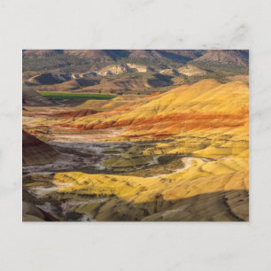De geschilderde heuvels in de John Day Fossil Beds Briefkaart