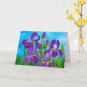 De geschilderde Kaart van de Iris (Gele Bloem)