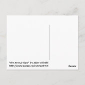 De gesneden tijger briefkaart (Achterkant)