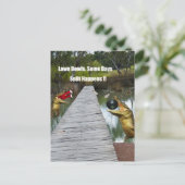 De gespleten Bowls van Lawn Australië gebeurt, Bri Briefkaart (Staand voorkant)