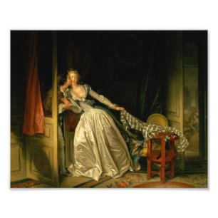 De gestolen kus Fragonard Foto Afdruk