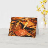 De gestoomde Harde Krabben van Maryland Kaart (Gele Bloem)