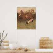 De gestorven Jockey - Edgar Degas Fine Art Poster (Keuken)