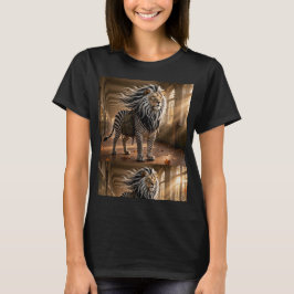 De Gestreepte Geleerde | Fantasie Leeuw Zebra Avon T-shirt