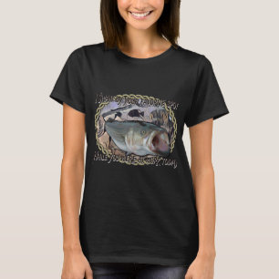 De gestreepte zeebaars die vandaag voorbij zwom t-shirt