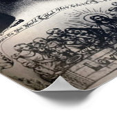 De getatoeëerde flap - hou van elkaar poster (Hoek)