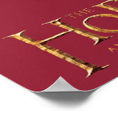 De getextureerde Hobbit Logo Poster (Hoek)