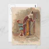 De getuige heeft Hansel in de Stable gezet Briefkaart (Voorkant / Achterkant)