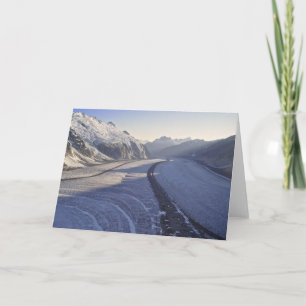 De Geul van Icefield Gilkey van Juneau (Spatie Kaart