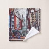 De geur van de Kleur van het Uniesplein Bad Handdoek (Wasdoekje)