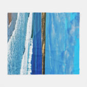 de geur van de oceaan, fleece deken (Voorkant (Horizontaal))