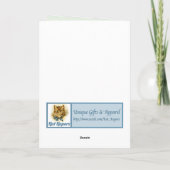 De geur van lilacs kaart (Achterkant)