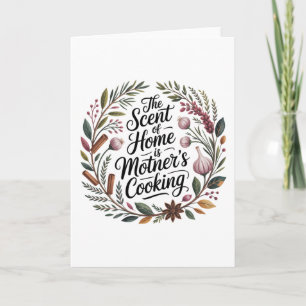 De Geur Van Thuis Is Moeders Koken Feestdagen Kaart