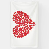 De geur van ware liefde eindigt nooit spandoek (Verticaal)