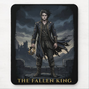 De Gevallen Koning Gothic Donkere Fantasy Design Muismat