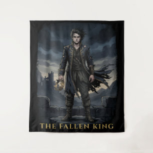 De Gevallen Koning Gothic Donkere Fantasy Design Wandkleed