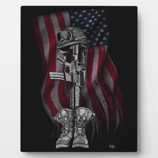 De Gevallene Soldaat Schilderstal Fotoplaat