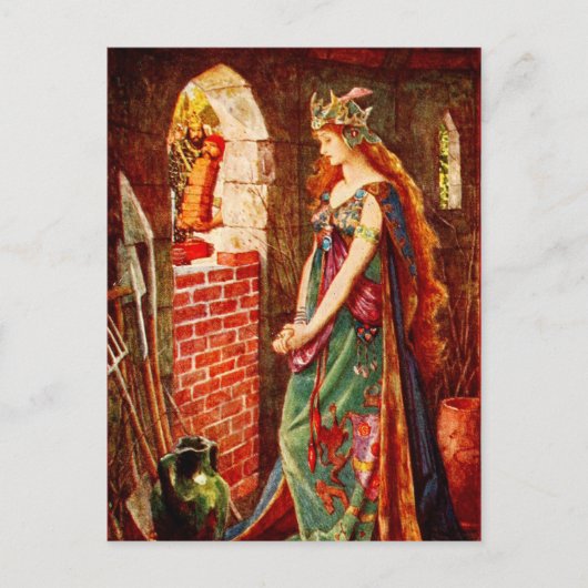 De gevangengenomen prinses briefkaart (Voorkant)