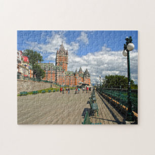 De gevechten en de kanonnen Québec. Legpuzzel