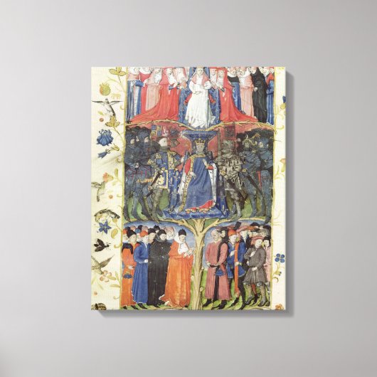 De gevechtsboom canvas afdruk (Voorkant)