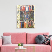 De gevechtsboom canvas afdruk (Insitu (Woonkamer))