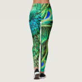De gevederde pauw leggings (Achterkant)
