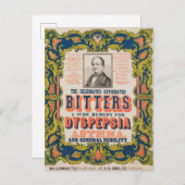 De gevierde zuurstofhoudende bitters briefkaart (Voorkant / Achterkant)