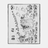 De gevlekte ceremonie- fleece deken (Voorkant)