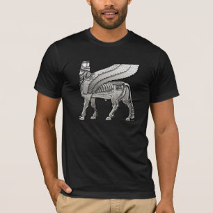 De Gevleugelde Stier Lamassu van Babylonian T-shirt