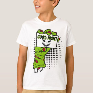 De gevreesde hand van ,,welterusten, t-shirt