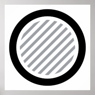 De gevulde primaire – Geometrische expressie Poster