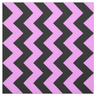 De gewaagde Roze en Zwarte Geometrische Stof van