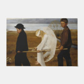 De Gewakte Engel (door Hugo Simberg) Deurmat (Voorkant)
