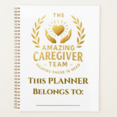 De geweldige Caregiver Planner (Voorkant)