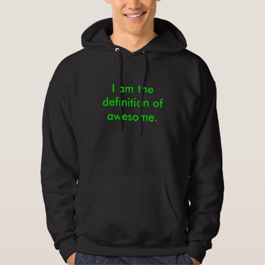 De geweldige hoodie (Voorkant)