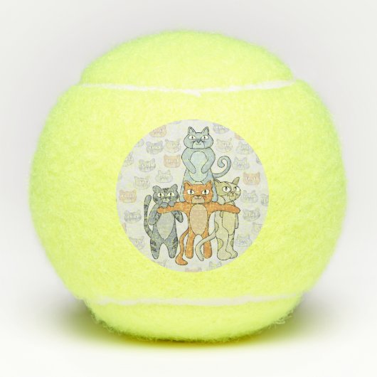 De Geweldige katten Tennisballen (Voorkant)