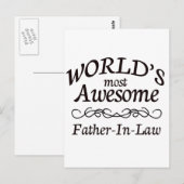 De Geweldige schoonvader ter wereld Briefkaart (Voorkant / Achterkant)