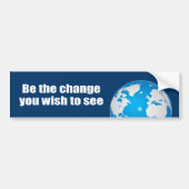 De gewenste verandering zijn bumpersticker (Voorkant)