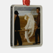 De Gewonde Engel Metalen Ornament (Rechts)