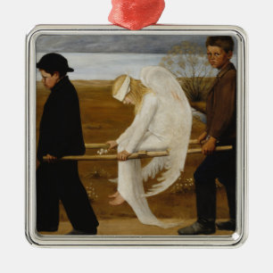 De Gewonde Engel Metalen Ornament