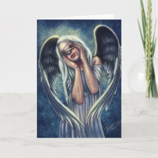 De gewonde engel Wenskaarten Kaart