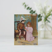 De gewonde nacht briefkaart (Staand voorkant)