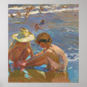 De gewonde voet, Joachin Sorolla Poster (Voorkant)