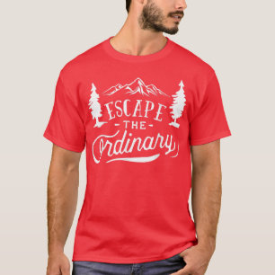 De gewone reis ontvluchten t-shirt