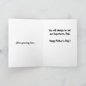 De gewone Superhero - Kaart van Vaderdag (Binnen)